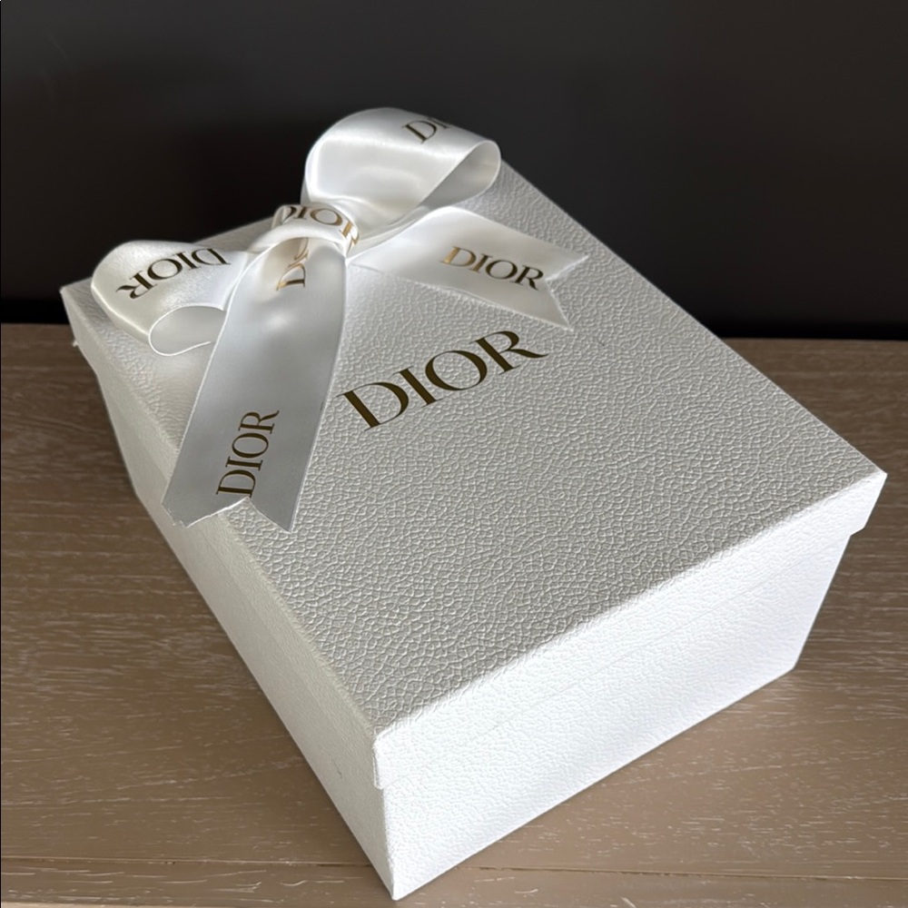 Dior White Gift Box with Ribbon